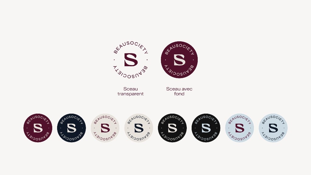 Sceaux Beau Society — variantes